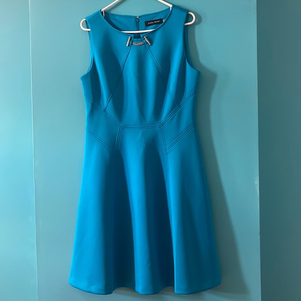 Ivanka Trump fit and flare sleeveless dress size 12